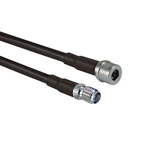 SMA Female to QMA Male Ultra Low Loss Cable Extension 0.5 meters